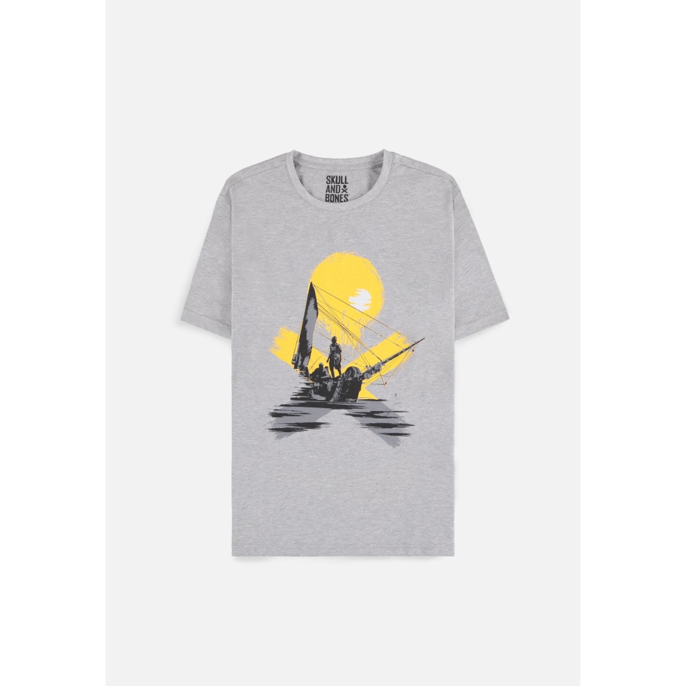 Skull And Bones - Lost At Sea Heren T-shirt - Grijs